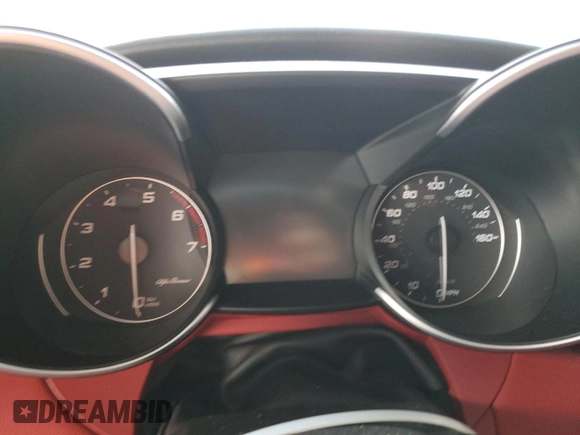 2018 Alfa Romeo Giulia Ti Sport with VIN ZARFAECN7J7564089, listed as a Copart auction lot 69400594 with 75,000 mi miles and Salvage Title. Bid and sale history available at carsss.com. Image 9.