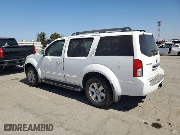 2008 Nissan Pathfinder LE with VIN 5N1AR18U88C613416, listed as a Copart auction lot 61178105 with 186,023 mi miles and Salvage title. Bid and sale history available at DreamBid. Image 2.