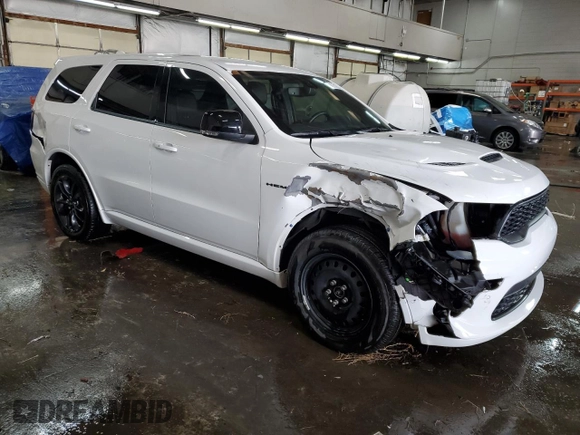 2022 Dodge Durango R/T with VIN 1C4SDJCT9NC195532, listed as a Copart auction lot 45151035 with 32,987 mi miles and Salvage title. Bid and sale history available at DreamBid. Image 4.