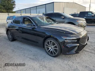 2022 Genesis G70 3.3T z VIN KMTG54TE6NU094854, wystawiony jako Copart lot #80251854 z przebiegiem Nie podano mil oraz Szkoda całkowita • Salvage title. Historia ofert i sprzedaży dostępna na DreamBid. Obrazek 4.