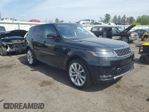 2019 Land Rover Range Rover Sport HSE with VIN SALWR2RV9KA829312, listed as a Copart auction lot 56525735 with 99,498 mi miles and Salvage title. Bid and sale history available at DreamBid. Image 4.