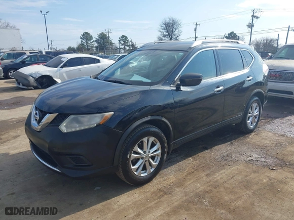 2016 Nissan Rogue SV with VIN KNMAT2MT0GP629254, listed as a IAAI auction lot 41535087 with 161,593 mi miles. Bid and sale history available at carsss.com. Image 17.