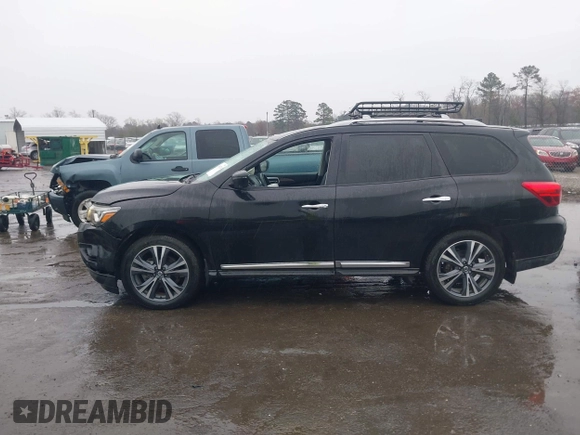 2020 Nissan Pathfinder Platinum with VIN 5N1DR2DM2LC597568, listed as a IAAI auction lot 41868520 with 50,794 mi miles. Bid and sale history available at carsss.com. Image 14.