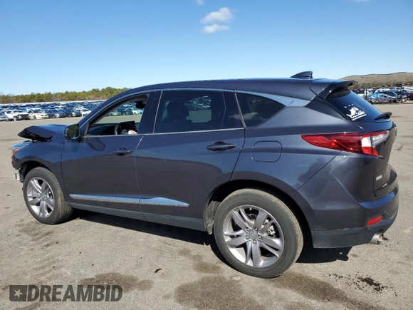 2020 Acura RDX Advance with VIN 5J8TC2H74LL036814, listed as a Copart auction lot 50170135 with 26,933 mi miles and Salvage title. Bid and sale history available at DreamBid. Image 2.