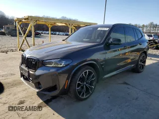 2024 BMW X3 M with VIN 5YM13EC03R9T47004, listed as a Copart auction lot 88095575 with 22,309 mi miles and Salvage Title. Bid and sale history available at carsss.com. Image 1.
