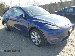 2023 Tesla Model Y Long Range with VIN 7SAYGDEE3PF674457, listed as a IAAI auction lot 41822138 with 43,901 mi miles. Bid and sale history available at carsss.com. Image 1.