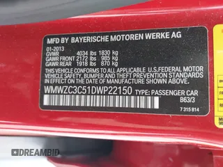 2013 MINI Countryman S z VIN WMWZC3C51DWP22150, wystawiony jako IAAI lot #41973886 z przebiegiem 28 947 mil mil oraz . Historia ofert i sprzedaży dostępna na DreamBid. Obrazek 9.