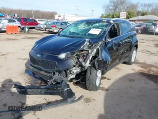 2017 Kia Sportage LX with VIN KNDPM3AC4H7133540, listed as a IAAI auction lot 41840390 with 112,008 mi miles and . Bid and sale history available at carsss.com. Image 6.