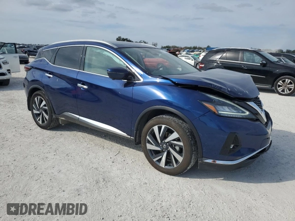 2022 Nissan Murano SL with VIN 5N1AZ2CJ1NC113032, listed as a Copart auction lot 42753345 with 36,868 mi miles and Non Repairable. Bid and sale history available at carsss.com. Image 4.