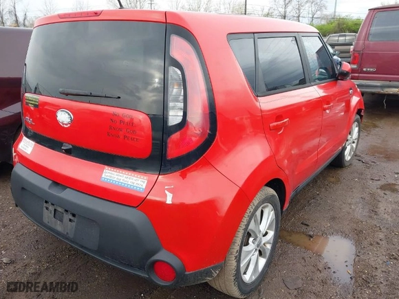 2015 Kia Soul + with VIN KNDJP3A57F7752421, listed as a IAAI auction lot 41957838 with 179,719 mi miles. Bid and sale history available at carsss.com. Image 4.