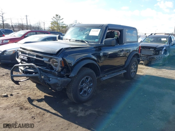 2024 Ford Bronco Big Bend with VIN 1FMDE7AH2RLA80523, listed as a IAAI auction lot 41452287 with 3,490 mi miles. Bid and sale history available at carsss.com. Image 17.