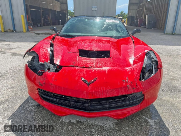 2016 Chevrolet Corvette 1LT with VIN 1G1YB2D75G5104618, listed as a Copart auction lot 62135955 with 72,712 mi miles and Salvage title. Bid and sale history available at DreamBid. Image 5.