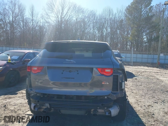 2018 Jaguar F-Pace 25t Prestige with VIN SADCK2FXXJA326749, listed as a IAAI auction lot 41292506 with 34,643 mi miles and . Bid and sale history available at DreamBid. Image 17.