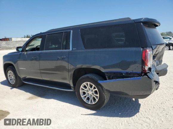 2019 GMC Yukon XL SLT with VIN 1GKS1GKC6KR289880, listed as a Copart auction lot 48006125 with 82,189 mi miles and Salvage Title. Bid and sale history available at carsss.com. Image 2.