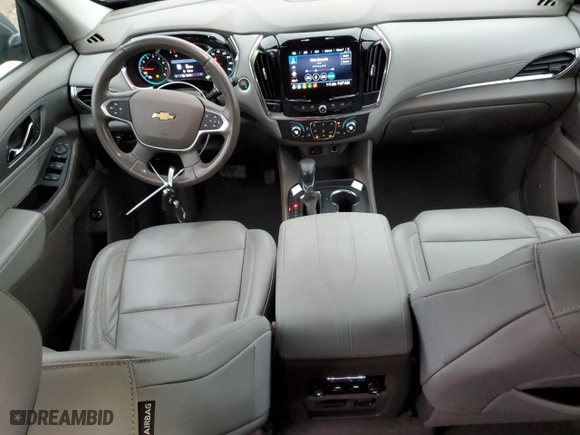 2021 Chevrolet Traverse LT Leather with VIN 1GNERHKWXMJ144304, listed as a Copart auction lot 85142024 with 65,695 mi miles and Salvage Title. Bid and sale history available at carsss.com. Image 8.