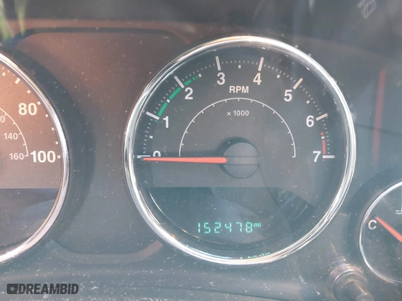 2017 Jeep Wrangler Unlimited Sport with VIN 1C4BJWDG7HL520402, listed as a IAAI auction lot 41730109 with 152,478 mi miles. Bid and sale history available at carsss.com. Image 16.