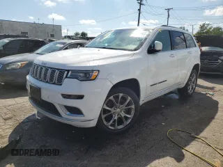 2021 Jeep Grand Cherokee Summit with VIN 1C4RJFJT6MC551487, listed as a Copart auction lot 68727254 with 47,280 mi miles and Salvage Title. Bid and sale history available at carsss.com. Image 1.