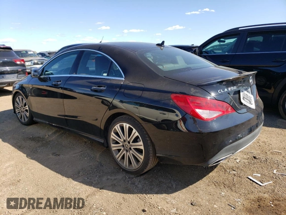 2018 Mercedes-Benz CLA 250 with VIN WDDSJ4GB7JN581916, listed as a Copart auction lot 48512373 with 46,222 mi miles and . Bid and sale history available at DreamBid. Image 2.