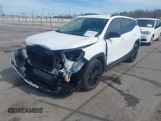 2022 GMC Terrain SLE with VIN 3GKALMEV6NL309218, listed as a IAAI auction lot 41635176 with 29,575 mi miles and . Bid and sale history available at carsss.com. Image 2.
