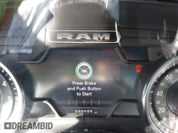 2020 Ram 1500 Big Horn with VIN 1C6RREBT8LN277897, listed as a IAAI auction lot 41351006 with 50,155 mi miles. Bid and sale history available at carsss.com. Image 7.