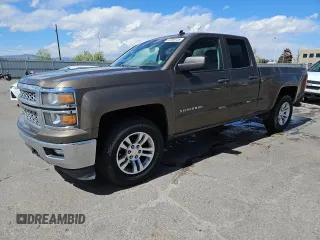 2014 Chevrolet Silverado 1500 LT with VIN 1GCVKREC7EZ361770, listed as a Copart auction lot 53295155 with 152,444 mi miles and Salvage Title. Bid and sale history available at DreamBid. Image 1.