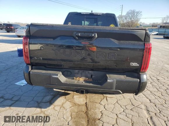 2022 Toyota Tundra SR5 with VIN 5TFLA5DA8NX048418, listed as a Copart auction lot 48406495 with 54,594 mi miles and Salvage title. Bid and sale history available at DreamBid. Image 6.