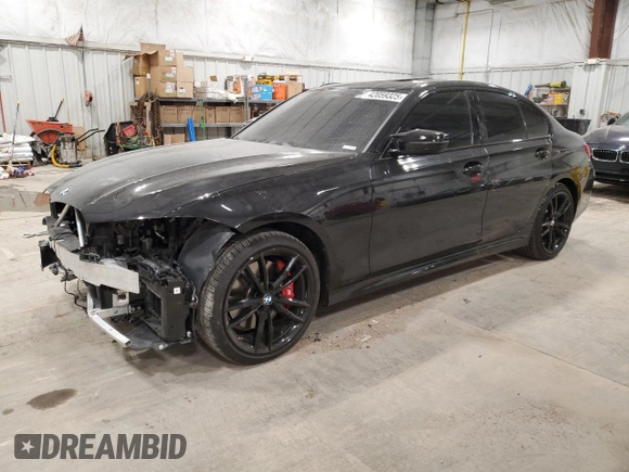 2024 BMW 3 Series M340i xDrive with VIN 3MW49FF08R8E25872, listed as a Copart auction lot 42059325 with 14,752 mi miles and Salvage Title. Bid and sale history available at carsss.com. Image 1.