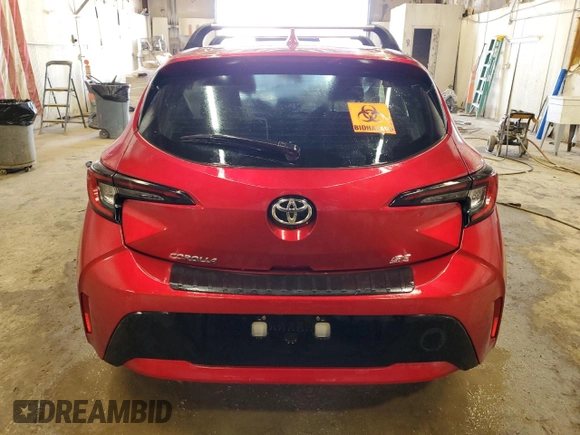2023 Toyota Corolla Hatchback SE with VIN JTND4MBE8P3192892, listed as a Copart auction lot 59596434 with Not Provided miles and Salvage Title. Bid and sale history available at carsss.com. Image 6.
