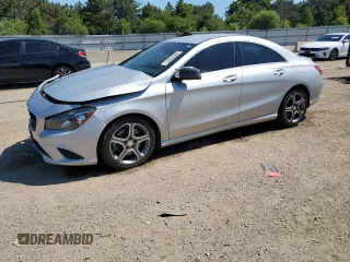 2014 Mercedes-Benz CLA 250 with VIN WDDSJ4EB3EN119782, listed as a Copart auction lot 58022325 with 76,233 mi miles and Salvage title. Bid and sale history available at DreamBid. Image 1.