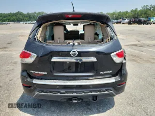 2014 Nissan Pathfinder Platinum with VIN 5N1AR2MN6EC626276, listed as a Copart auction lot 62007155 with Not provided miles and Salvage title. Bid and sale history available at DreamBid. Image 6.