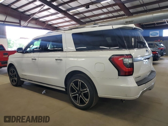 2019 Ford Expedition Max Platinum z VIN 1FMJK1MT7KEA55202, wystawiony jako Copart lot #57873385 z przebiegiem 93 136 mil mil oraz Czysty tytuł • Clean title. Historia ofert i sprzedaży dostępna na DreamBid. Obrazek 2.