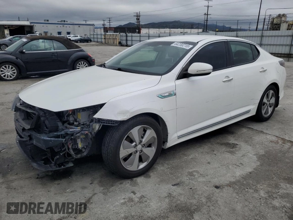 2016 Kia Optima Hybrid EX with VIN KNAGN4AD3G5098640, listed as a Copart auction lot 44230215 with 100,286 mi miles and Salvage Title. Bid and sale history available at carsss.com. Image 1.