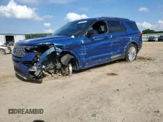 2020 Ford Explorer Limited z VIN 1FMSK7FH5LGB26418, wystawiony jako Copart lot #59122295 z przebiegiem 124 463 mil mil oraz Szkoda całkowita • Salvage title. Historia ofert i sprzedaży dostępna na DreamBid. Obrazek 1.