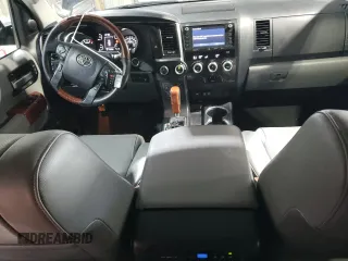 2020 Toyota Sequoia Platinum with VIN 5TDDY5G17LS179368, listed as a Copart auction lot 41524835 with 55,319 mi miles and Salvage Title. Bid and sale history available at carsss.com. Image 8.