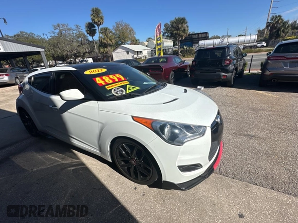 2012 Hyundai Veloster w/Gray Int with VIN KMHTC6AD6CU036826, listed as a Copart auction lot 88141445 with 169,498 mi miles and Clean title. Bid and sale history available at DreamBid. Image 1.