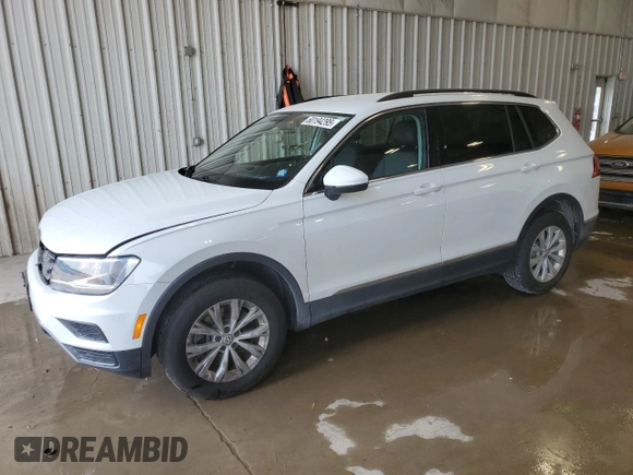 2018 Volkswagen Tiguan SEL z VIN 3VV2B7AX9JM182885, wystawiony jako Copart lot #60194295 z przebiegiem 101 861 mil mil oraz Czysty tytuł • Clean title. Historia ofert i sprzedaży dostępna na DreamBid. Obrazek 1.