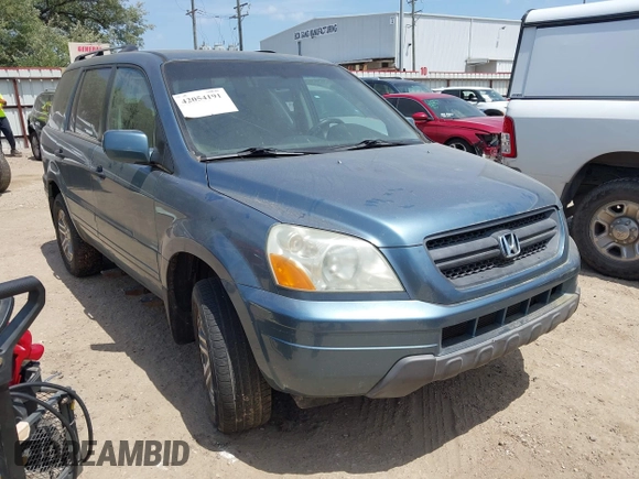 2005 Honda Pilot EX with VIN 5FNYF18475B023623, listed as a IAAI auction lot 42054191 with 1 mi miles. Bid and sale history available at carsss.com. Image 1.
