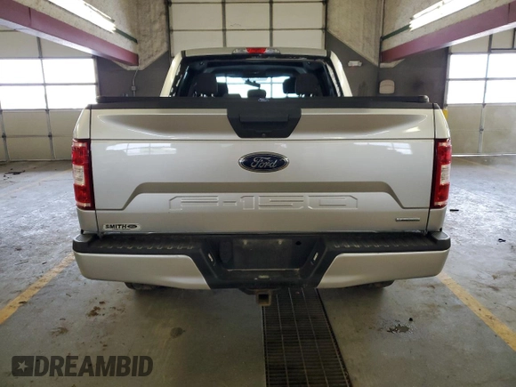 2018 Ford F-150 XL with VIN 1FTEW1EP8JFD26238, listed as a Copart auction lot 41449795 with 53,369 mi miles and Salvage Title. Bid and sale history available at carsss.com. Image 6.