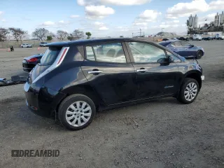 2015 Nissan LEAF S with VIN 1N4AZ0CPXFC334701, listed as a Copart auction lot 47689535 with 0 mi miles and Non Repairable. Bid and sale history available at carsss.com. Image 3.