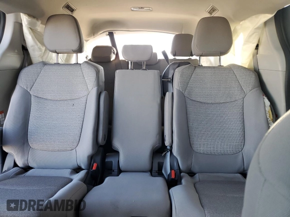 2021 Toyota Sienna LE with VIN 5TDKRKEC6MS013416, listed as a Copart auction lot 89003355 with 93,169 mi miles and Salvage title. Bid and sale history available at DreamBid. Image 10.