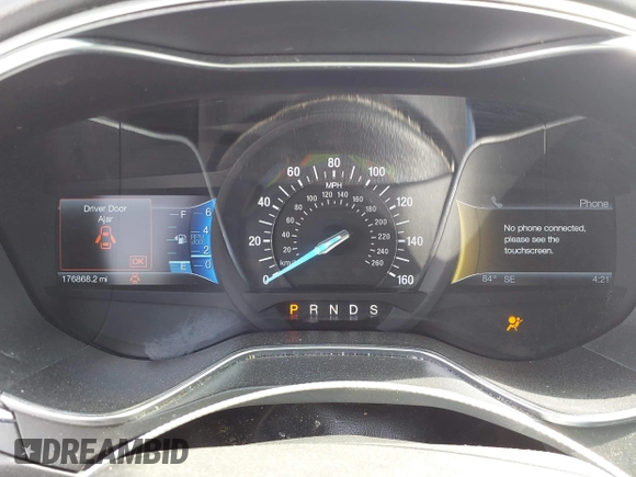 2013 Ford Fusion SE with VIN 3FA6P0H76DR387981, listed as a IAAI auction lot 42058898 with 176,868 mi miles. Bid and sale history available at carsss.com. Image 7.