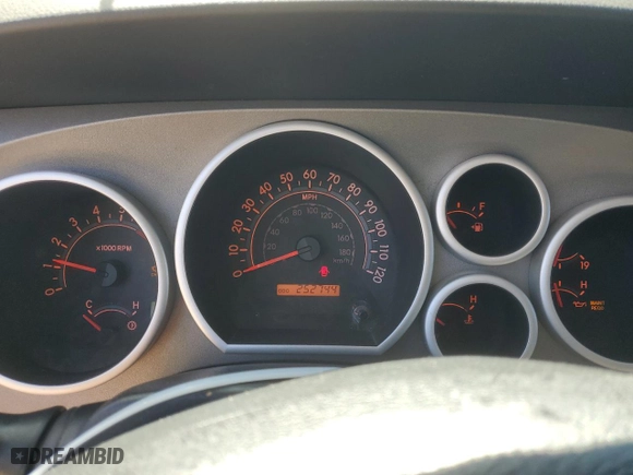 2011 Toyota Tundra 4WD Truck with VIN 5TFDW5F17BX177104, listed as a Copart auction lot 50319705 with 252,744 mi miles and Non Repairable. Bid and sale history available at carsss.com. Image 9.