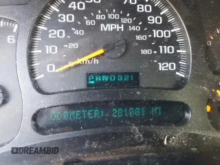 2003 Chevrolet Tahoe LS with VIN 1GNEC13V03J264724, listed as a Copart auction lot 70895294 with 281,081 mi miles and Salvage Title. Bid and sale history available at carsss.com. Image 9.