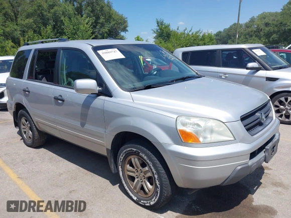 2003 Honda Pilot EX with VIN 2HKYF18653H602531, listed as a IAAI auction lot 39889747 with 284,782 mi miles and . Bid and sale history available at DreamBid. Image 1.
