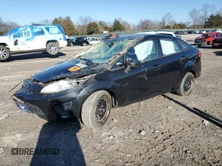 2012 Ford Fiesta S with VIN 3FADP4AJ2CM220663, listed as a Copart auction lot 47732315 with 78,554 mi miles and Salvage Title. Bid and sale history available at DreamBid. Image 1.