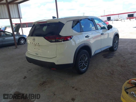 2024 Nissan Rogue S with VIN 5N1BT3AA9RC681310, listed as a IAAI auction lot 42415050 with 36,275 mi miles and . Bid and sale history available at DreamBid. Image 4.