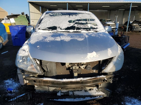 2012 Nissan Versa S with VIN 3N1BC1CP9CL368945, listed as a Copart auction lot 45312025 with 108,616 mi miles and Salvage Title. Bid and sale history available at carsss.com. Image 5.