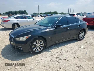 2015 Infiniti Q50 Sport z VIN JN1BV7AP1FM331818, wystawiony jako Copart lot #59693245 z przebiegiem 128 637 mil mil oraz Czysty tytuł • Clean title. Historia ofert i sprzedaży dostępna na DreamBid. Obrazek 1.