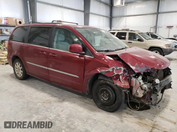 2014 Chrysler Town & Country Touring with VIN 2C4RC1BG3ER440354, listed as a Copart auction lot 83657954 with 172,115 mi miles and Salvage Title. Bid and sale history available at carsss.com. Image 4.