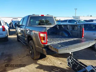 2021 Ford F-150 XL with VIN 1FTFW1ED1MFC62199, listed as a IAAI auction lot 40876641 with 90,504 mi miles. Bid and sale history available at carsss.com. Image 3.